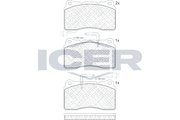 Brake Pad Set ALFA ROMEO
