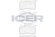 Brake Pad Set ALFA ROMEO