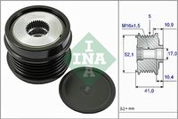 Alternator Freewheel MERCEDES-BENZ