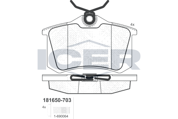 Brake Pad Set, disc brake (Braking System)