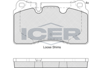 Brake Pad Set Front Icer Audi Q7