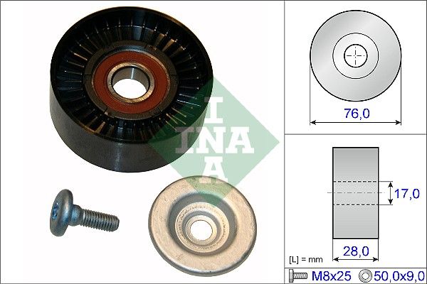 Guide Pulley - V-Ribbed Belt - Ina Merce