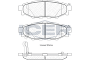 Front Brake Pad Icer Subaru Impreza
