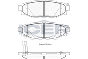 Front Brake Pad Icer Subaru Impreza