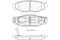 Front Brake Pad Icer Subaru Impreza