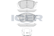 Brake Pad Set ICER