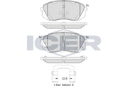 Brake Pad Set ICER