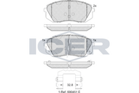 Brake Pad Set ICER