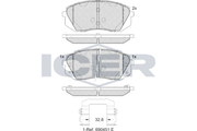 Brake Pad Set ICER