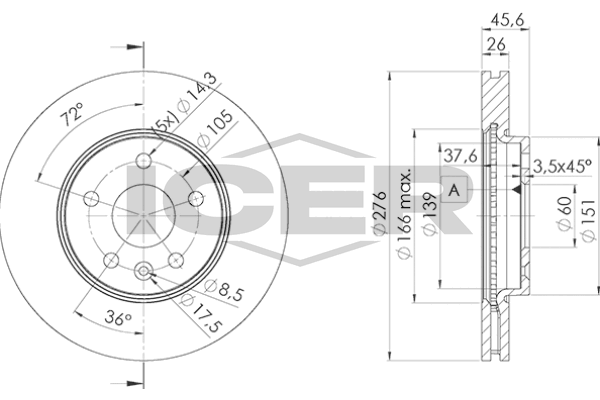 Brake Disc ICER