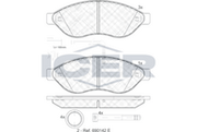 Brake Pad Set Front Icer Fiat Ducato