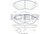 Brake Pad Set Front Icer Fiat Ducato