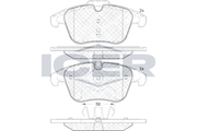 Front Brake Pad Set Icer Peugeot