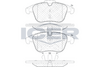 Front Brake Pad Set Icer Peugeot