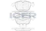 Front Brake Pad Set Icer Peugeot