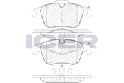 Front Brake Pad Set Icer Peugeot