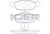 Front - Brake Pad - Icer - Opel Corsa