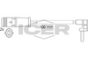 Warning Contact, brake pad wear (Braking System)
