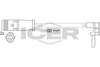 Warning Contact, brake pad wear (Braking System)
