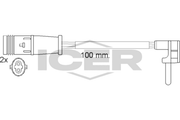 Warning Contact, brake pad wear (Braking System)