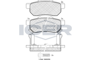 Brake Pad Set, disc brake (Braking System)