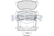 Brake Pad Set, disc brake (Braking System)