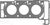 Cylinder Head Gasket Glaser Mercedes-Ben