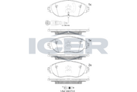 Front Brake Pad Icer For Vw/Passat/Skoda