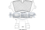 Brake Pad Set Rr Icer Land R Discovery
