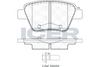 Rear - Brake Pad - Icer Audi A1 (8X1, 8X