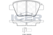 Brake Pad Set, disc brake (Braking System)