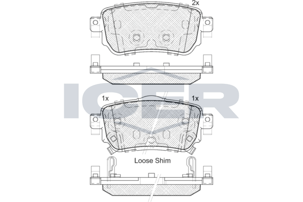 Brake Pad Icer Nissan Qashqai