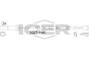 Warning Contact, brake pad wear (Braking System)