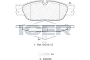 Brake Pad Set ICER