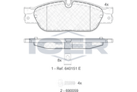 Brake Pad Set ICER