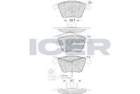 Brake Pad Set, disc brake (Braking System)