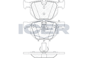 Rear - Brake Pad - Icer - Bmw 5 (E60) 52