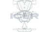 Rear - Brake Pad - Icer - Bmw 5 (E60) 52