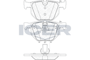 Rear - Brake Pad - Icer - Bmw 5 (E60) 52