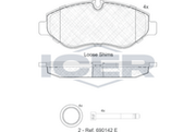 Brake Pad Set   MERCEDES-BENZ
