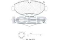 Brake Pad Set   MERCEDES-BENZ