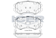 Front - Brake Pad - Icer - Hyundai Coupe