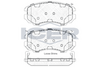 Front - Brake Pad - Icer - Hyundai Coupe