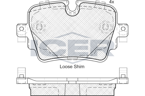 Brake Pad Set, disc brake (Braking System)