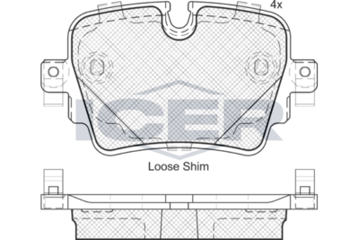 Brake Pad Set, disc brake (Braking System)
