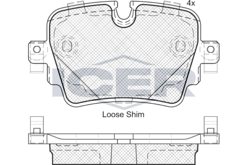 Brake Pad Set, disc brake (Braking System)