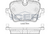 Brake Pad Set, disc brake (Braking System)