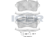 Brake Pad Front Axle Land Rover Icer