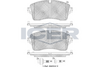 Brake Pad Front Axle Land Rover Icer