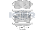Brake Pad Front Axle Land Rover Icer